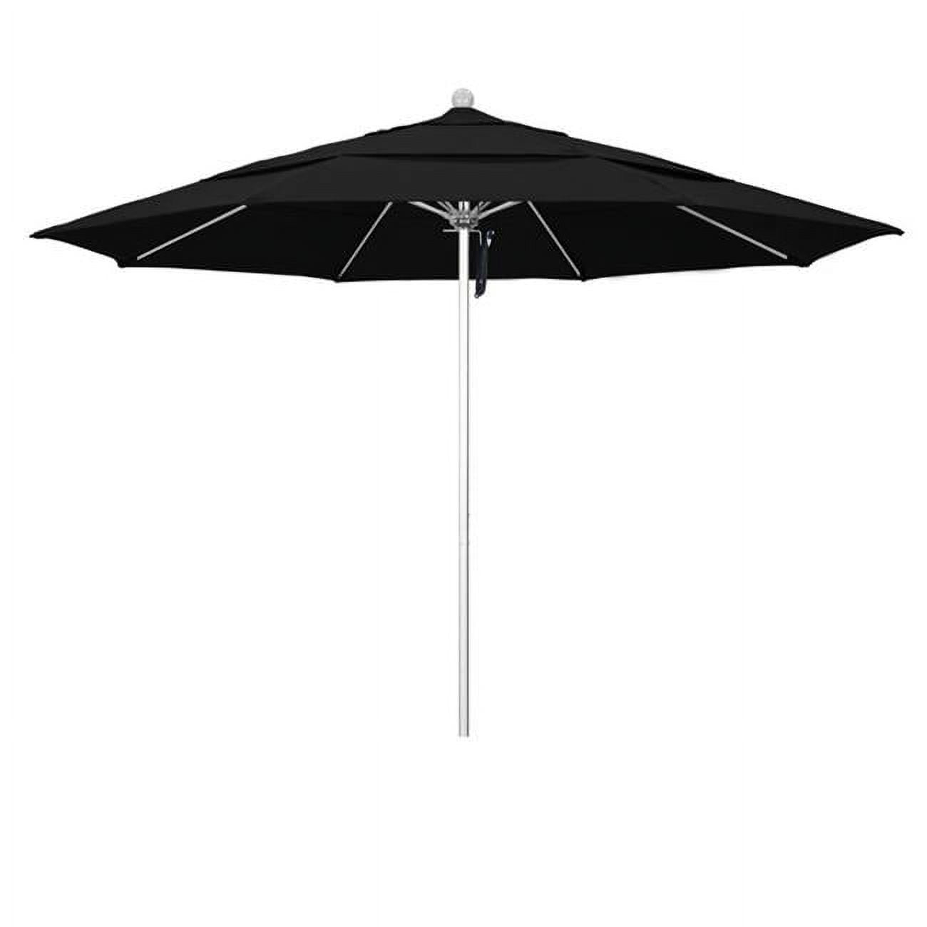 Alto118002-5408-dwv Venture Silver Market Umbrella, Black - 11 Ft. X 8 Ribs