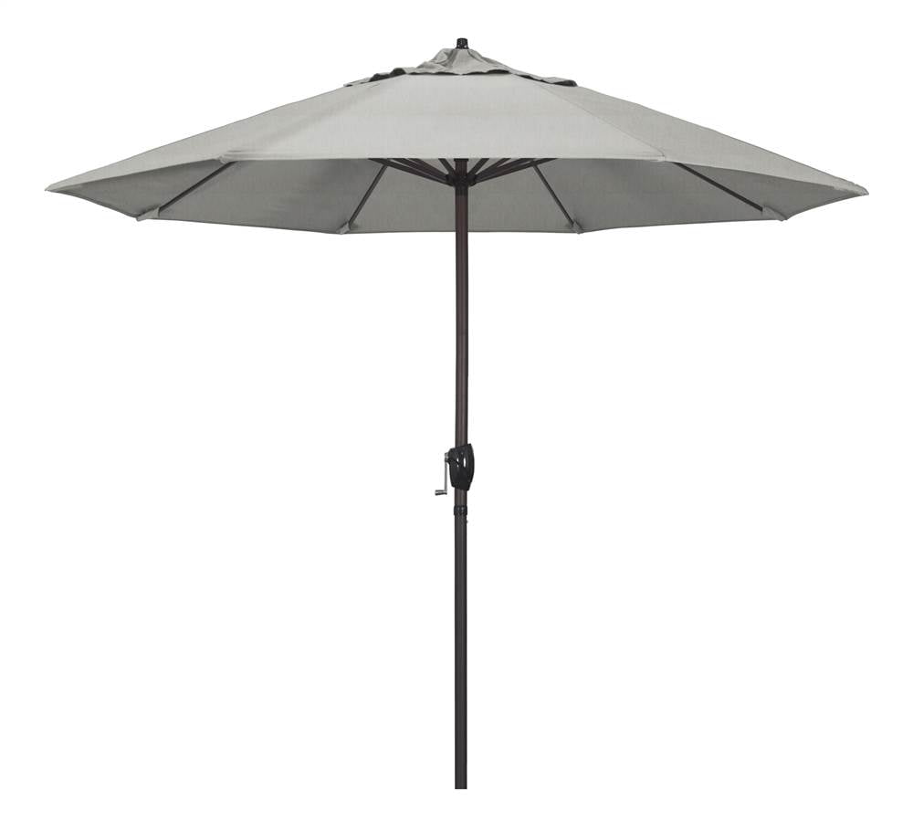 Ata908117-5402 9 Ft. Casa Series Patio Bronze Auto Tilt Crank Lift - Sunbrella 1a Granite Fabric