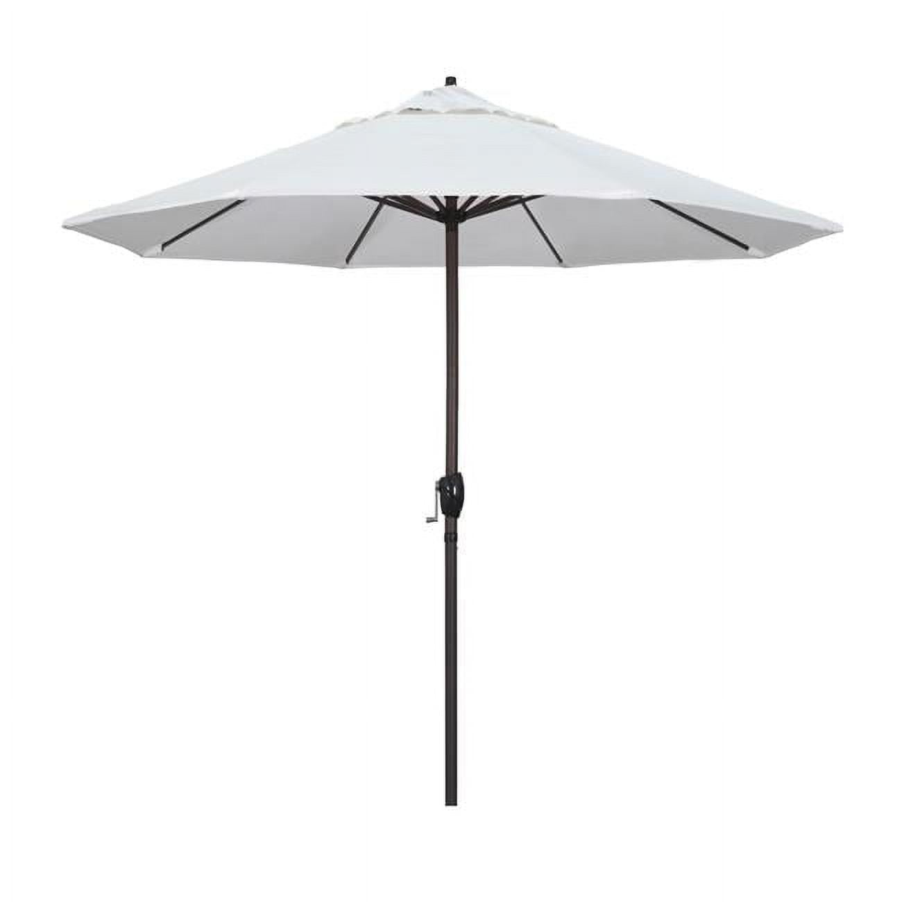 Ata908117-5404 9 Ft. Casa Series Patio Bronze Auto Tilt Crank Lift - Sunbrella 1a Natural Fabric