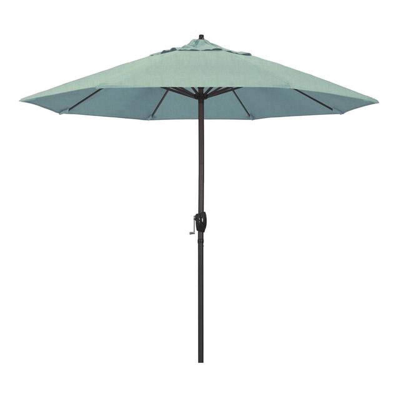 Ata908117-5413 9 Ft. Casa Series Patio Bronze Auto Tilt Crank Lift - Sunbrella 1a Spa Fabric