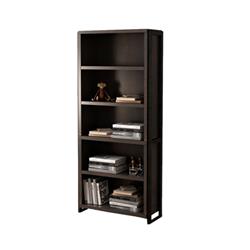 1792-yd-of-5135 Home Office Freestanding Wood Storage 5 Shelf Bookcase - Dark Chocolate