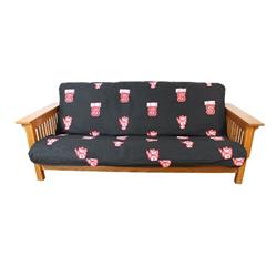 North Carolina State Wolfpack Futon Cover, Full Size Fits 6 & 8 In. Mats