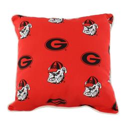 Geoodp 16 X 16 In. Georgia Bulldogs Outdoor Decorative Pillow