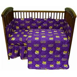 Lsucsfspr Louisiana State Tigers Baby Crib Fitted Sheet Pair