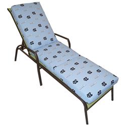 Ncucl North Carolina Tar Heels Chaise Lounge Cushion, 3 Piece