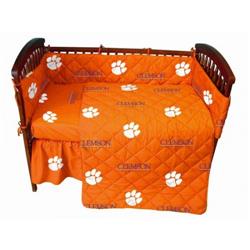 Clecsfspr Clemson Tigers Baby Crib Fitted Sheet Pair