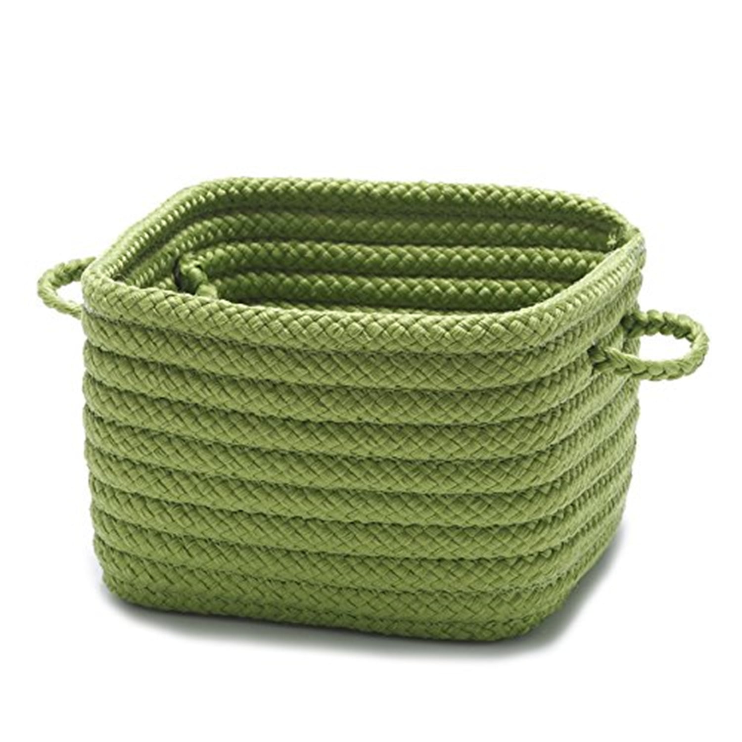 11 X 11 X 8 In. Simply Home Shelf Storage Basket, Bright Green