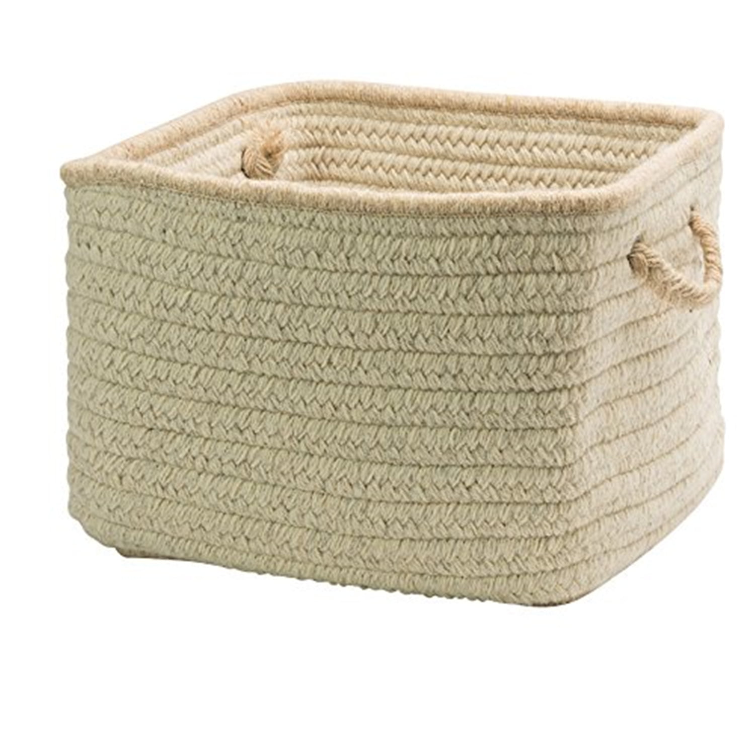 Ns00a014x010s 14 X 14 X 10 In. Natural Style Canvas Rectangular Basket