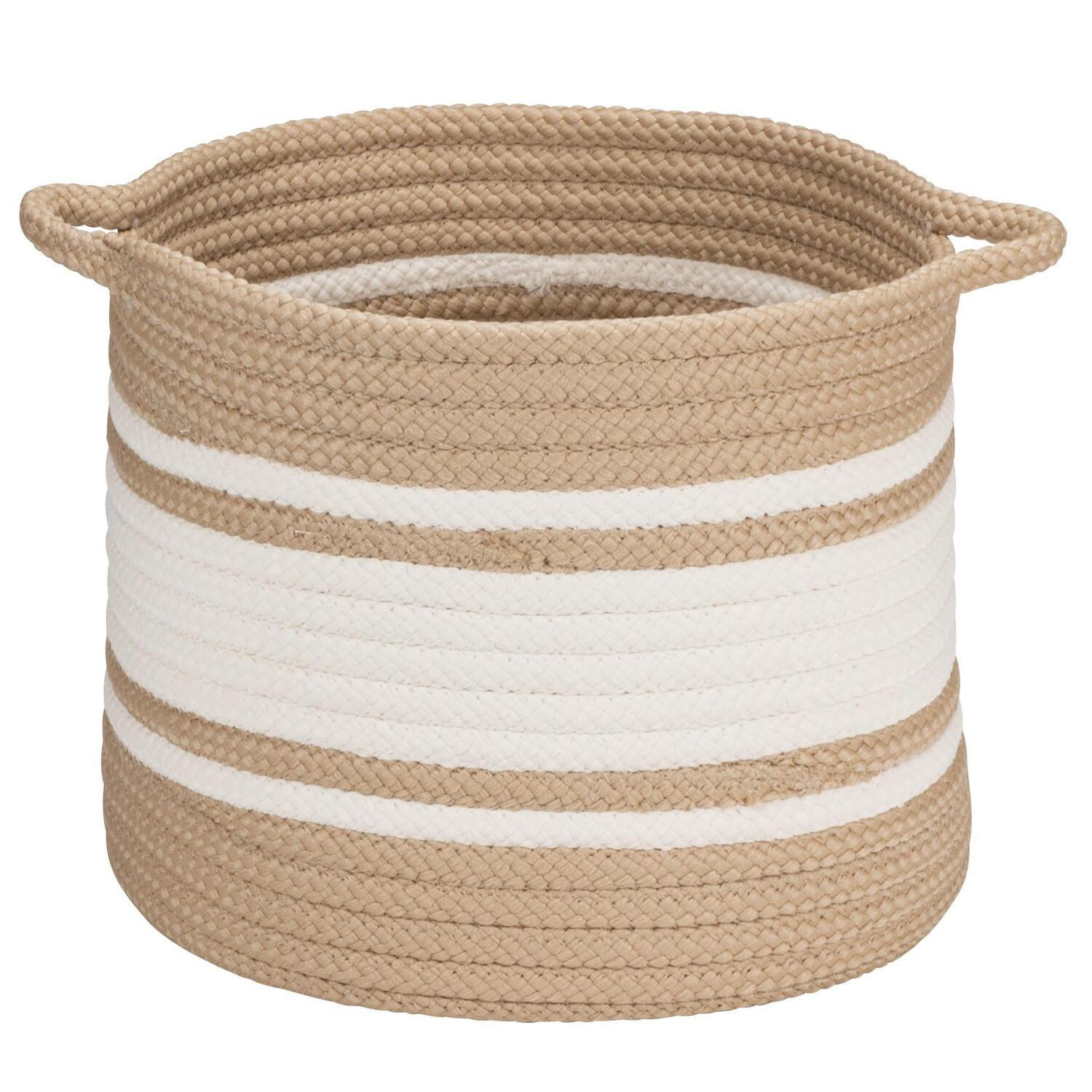 Colonia Mills Bs43 Outland Basket, Sand - 20 X 20 X 18 In.