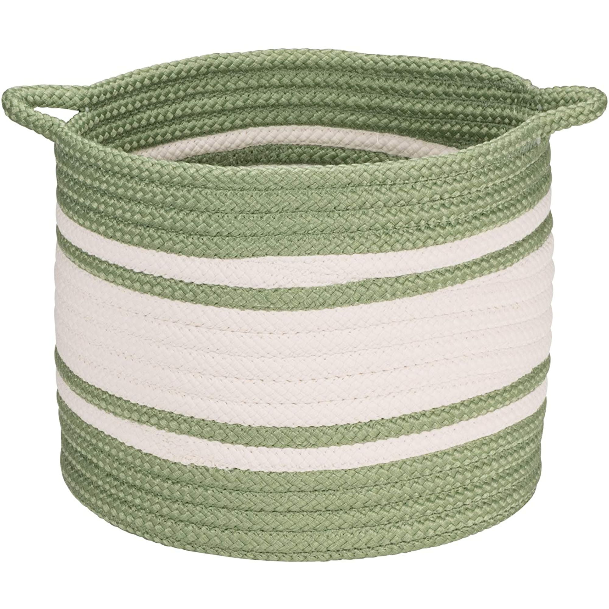 Colonia Mills Bs63 Outland Basket, Green - 20 X 20 X 18 In.