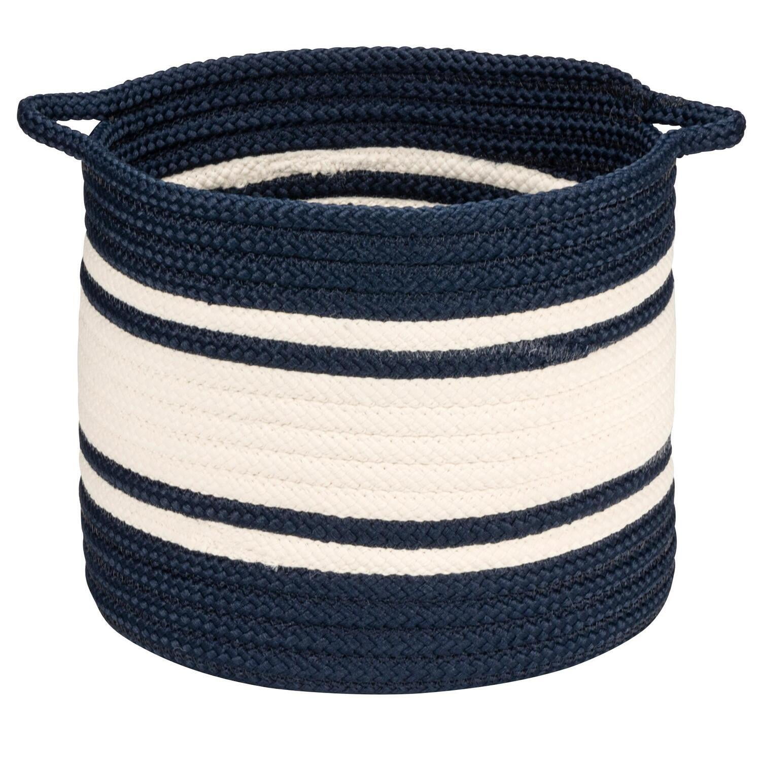 Colonia Mills Bs73 Outland Basket, Navy - 20 X 20 X 18 In.