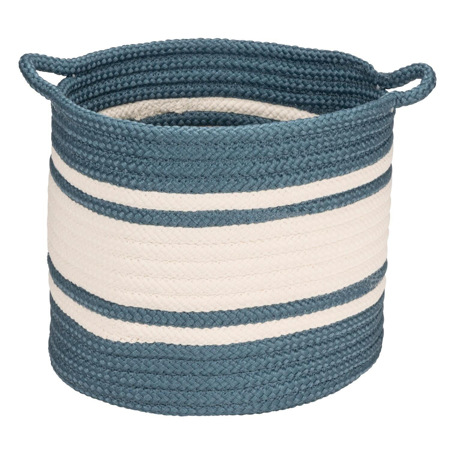 Colonia Mills Bs83 Outland Basket, Blue - 20 X 20 X 18 In.