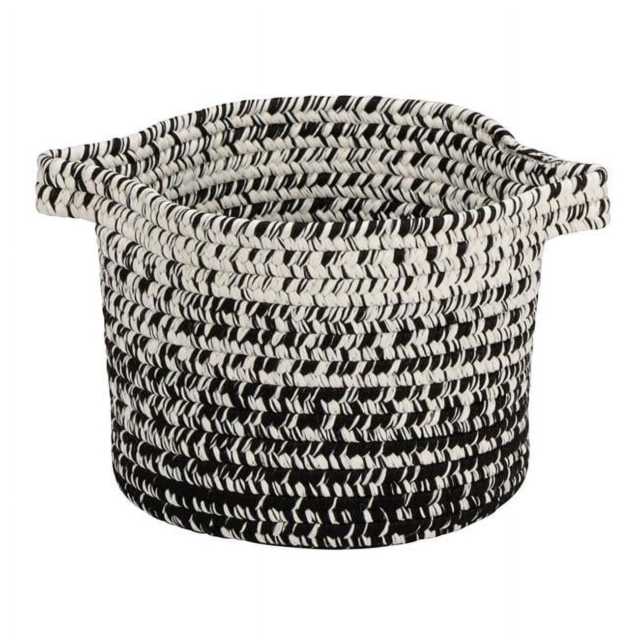 Colonia Mills Mo69 Monet Ombre Basket, Black & White - 16 X 16 X 20 In.