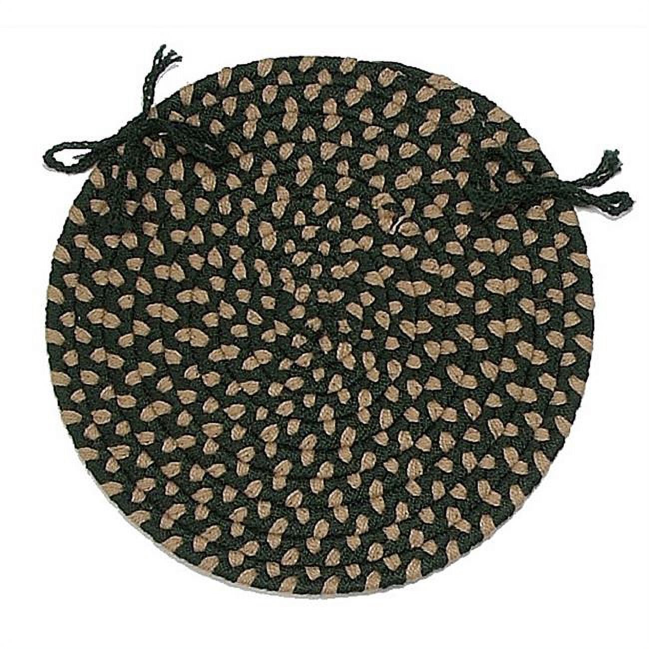Bf62r060x060 5 Ft. Brook Farm Round Area Rug, Winter Green