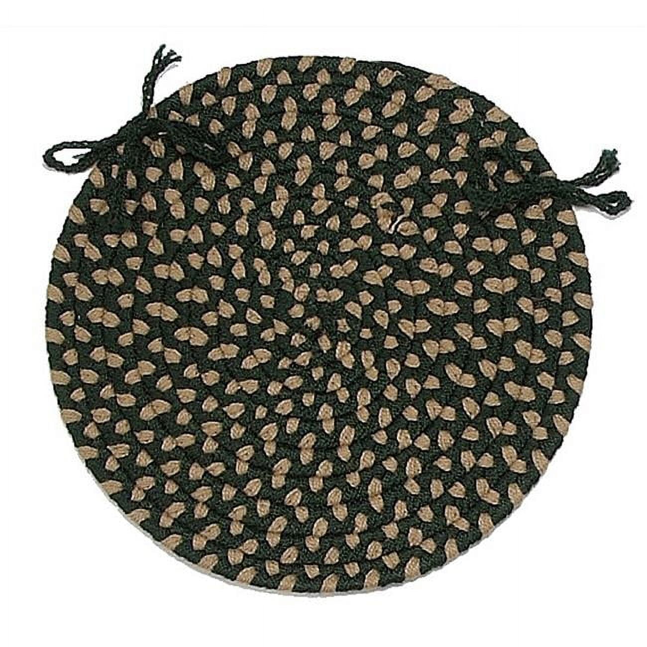 Bf62r084x084 7 Ft. Brook Farm Round Area Rug, Winter Green