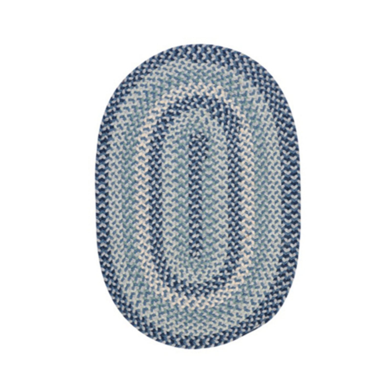 Bc53r024x108 2 X 9 Ft. Boston Common Oval Rug, Capeside Blue