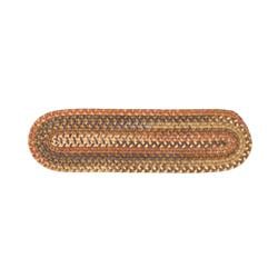 UPC 884381964102 product image for NE02A008X028-4 8 x 28 in. New England Braid Stair Tread Mats, Brown - Set of 4 | upcitemdb.com