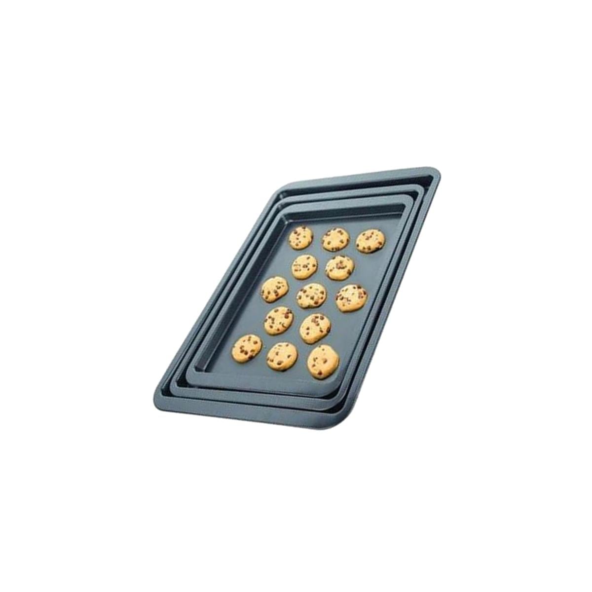 Picture of Culinary Edge 30100 Cookie Sheet Set, Gray - 3 Piece