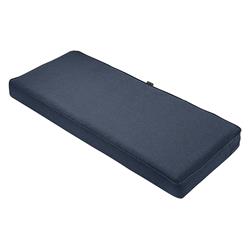 62-014-INDIGO-EC Montlake Bench Cushion Foam And Slip Cover, Heather Indigo - 42 x 18 x 3 in.