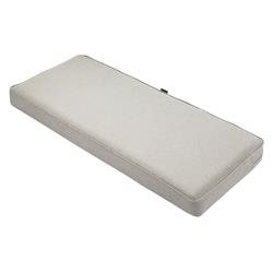 62-015-HGREY-EC Montlake Bench Cushion Foam And Slip Cover, Heather Grey - 48 x 18 x 3 in.