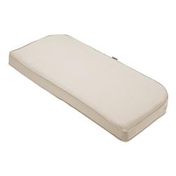 62-016-BEIGE-EC Montlake Bench Contoured Cushion Foam And Slip Cover, Antique Beige - 41 x 18 x 3 in.