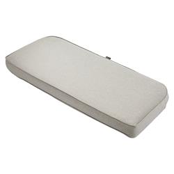 62-016-HGREY-EC Montlake Bench Contoured Cushion Foam And Slip Cover, Heather Grey - 41 x 18 x 3 in.