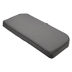 62-016-LCHARC-EC Montlake Bench Contoured Cushion Foam And Slip Cover, Light Charcoal - 41 x 18 x 3 in.