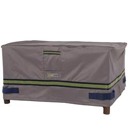 Rot242418 Soteria Ottoman & Side Table Cover Grey