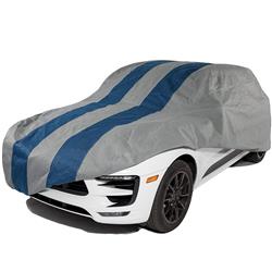 A4suv229 Rally X Rainproof Patio Suv Cover For Full Size Trucks With Shell Or Bed Cap Suv229 - Grey