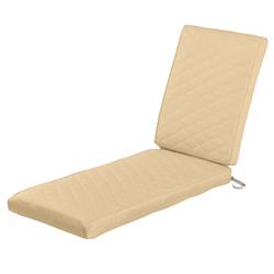 62-001-cream-ec Montlake Fade Safe Rectangle Chaise Seat Quilted Lounge Cushion, Chamomile & Cream - 72 X 21 X 3 In.
