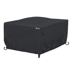 56-314-010401-rt 52 In. Square Full Coverage Fire Pit Cover, Black