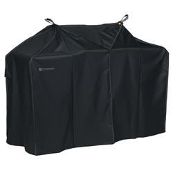 56-292-050401-ec Easy Fold Bbq Grill Cover, Charcoal Black - Extra Large