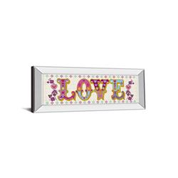 1354mf 18 X 42 In. First Love By Tom Frazier Mirror Framed Print Wall Art