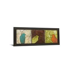 1371 18 X 42 In. Lovely Birds Ii By Patricia Pinto Framed Print Wall Art