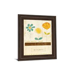 8158 22 X 26 In. Laugh In Flowers By Mollie B Framed Print Wall Art