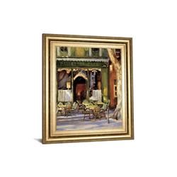 8420 22 X 26 In. Paulettes Cafe By K. Wisks Framed Print Wall Art