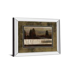 Dm5236mf 34 X 40 In. Quiet Forest By Roxi Gray Mirror Framed Print Wall Art
