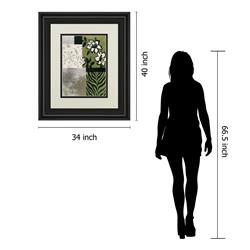 Dm5257 34 X 40 In. Playing With Patterns Ii By Cheryl Martin Framed Print Wall Art