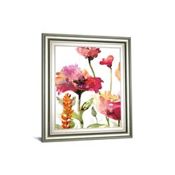 8287 22 X 26 In. Blooms & Greens By Rebecca Meyers Framed Print Wall Art