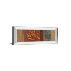 1274mf 18 X 42 In. Leaf Silhouette I By Jordan Grey Mirror Framed Print Wall Art