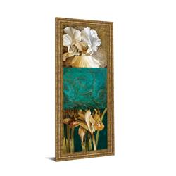 1294 18 X 42 In. From My Garden Ii By Linda Thompson Framed Print Wall Art