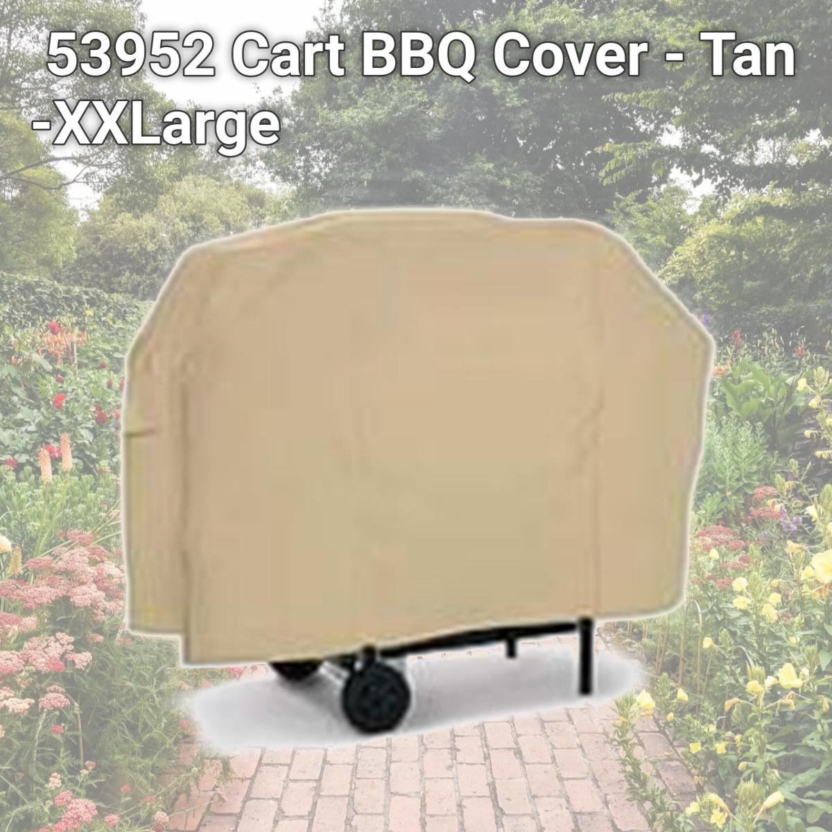 Picture of Classic Accessories 53952 Cart BBQ Cover - Tan -XXLarge