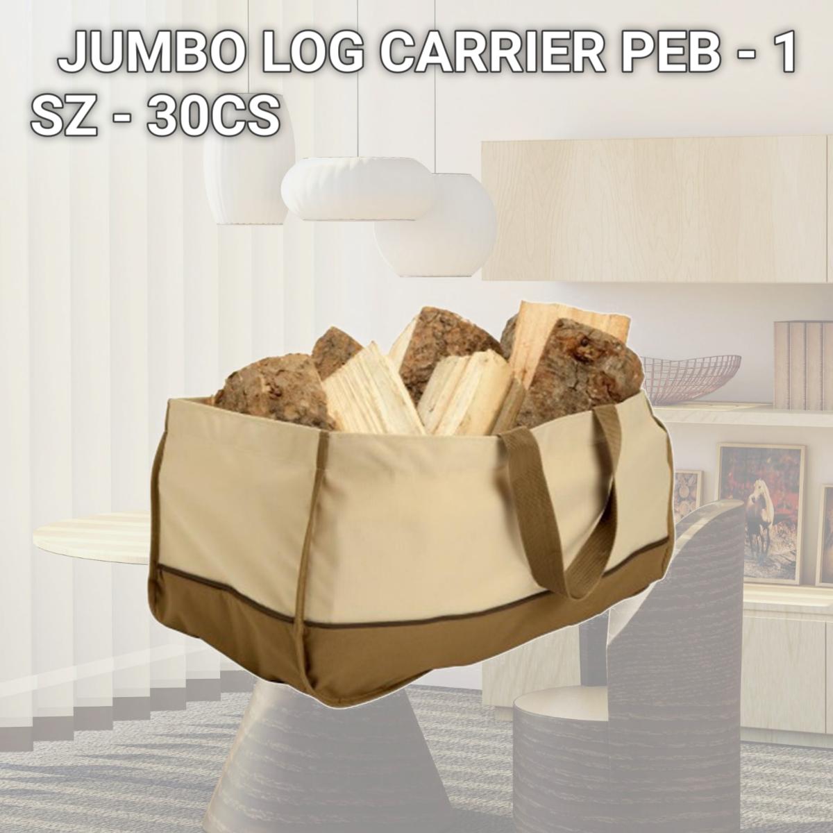 Picture of Classic Accessories 55-096-011501-00 JUMBO LOG CARRIER PEB - 1 SZ - 30CS