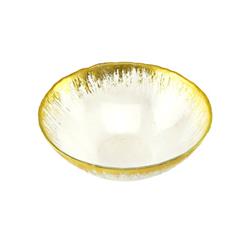 Classic Touch Cb307 6.75 In. Individual Bowls With Flashy Gold Design