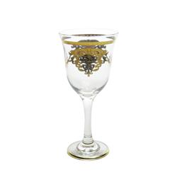 Classic Touch Cwg771 7 X 3.5 In. Water Glasses With 14k Gold Design - Set Of 6