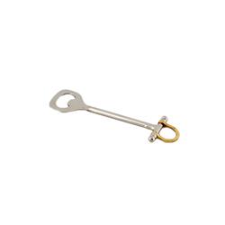 Classic Touch Mbs203 6 In. Bottle Opener Silver Buckle - Gold