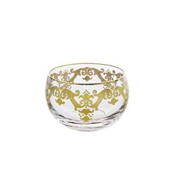 Classic Touch Cb933 Small Bowl With 24 Karat Gold Artwork