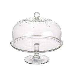Classic Touch Ccds477 11d Swarovski Crystals Dome Cake Stand