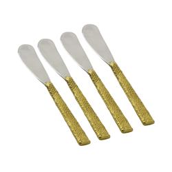 Dessert Knives With Gold Handles - Set Of 4