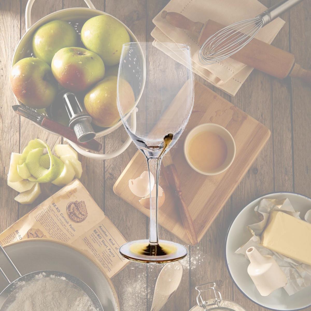 Picture of Classic Touch WIG1047 Textured Wine Glasses with Gold Stem & Rim, Set of 6